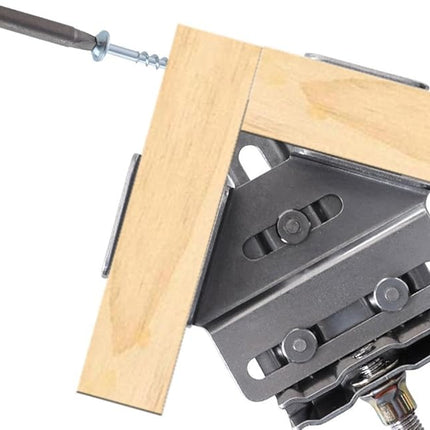 Corner Clamp Set of 4 for Woodworking, Adjustable 90 Degree Right Angle Clamps for Nailing and Gluing Frames and Boxes