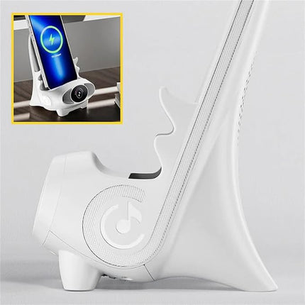 Wireless Charging Phone Stand with Built In Aromatherapy Diffuser, Fast Charge Desk Holder for Home Office