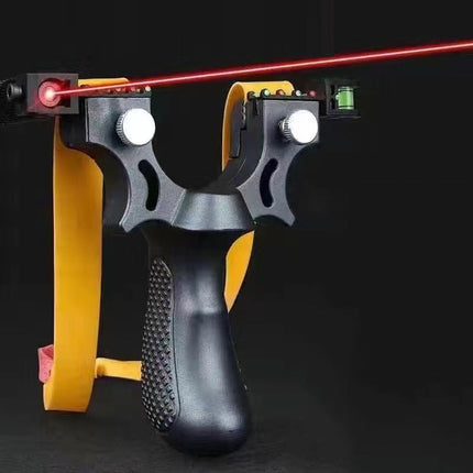 Slingshot with Laser Sight, Outdoor Target Practice Catapult for Backyard Shooting and Beginners