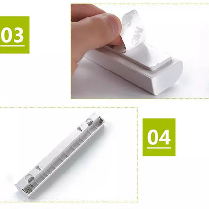 Motion Sensor LED Light Bar with 4 Meter Detection Range, USB Rechargeable Closet and Stair Light, White or Yellow Light