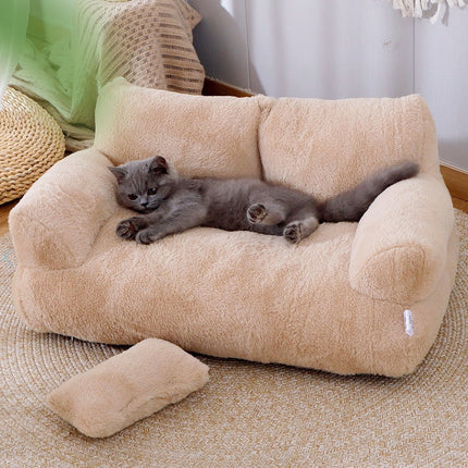 Luxury Pet Sofa Bed with Memory Foam Cushion | Stylish Comfort for Pets