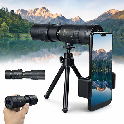Monocular Telescope for Smartphones with Adjustable Tripod | Compact Design for Clear Viewing