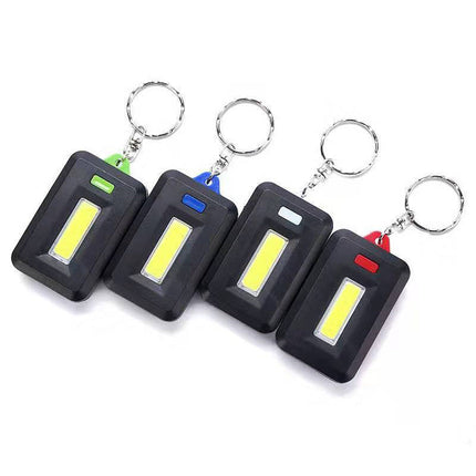 Ultra-Bright Keychain Flashlight with Rechargeable Battery | Compact & Portable for Emergency Use