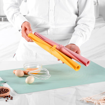 Extra Large Silicone Baking Mat with Non Stick Surface for Rolling Dough, Wipe Clean Pastry Mat in 3 Colour Options