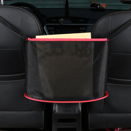 Car Seat Gap Storage Net Organizer with Adjustable Straps, Optional Pocket and 2 Colour Options for Cars
