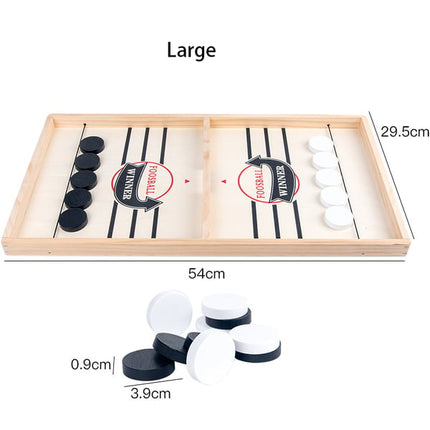 2 Player Games, Wooden Hockey Game for Kids and Family Game Night – image 8