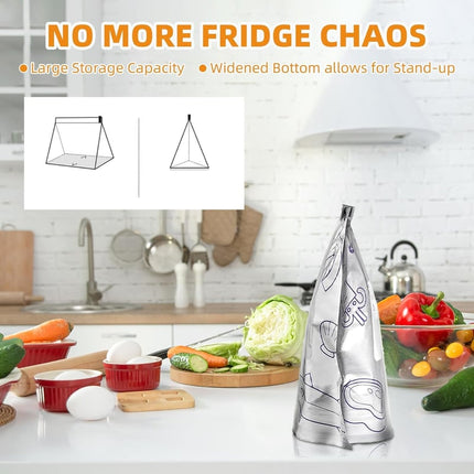 Reusable Food Storage Bags, Odor Proof Zip Lock Bags – image 11
