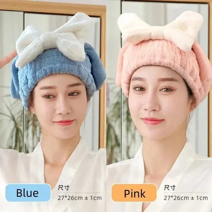 Super Absorbent Hair Wrap, Frizz Free Towel Wrap for Hair Drying Without Heat – image 9