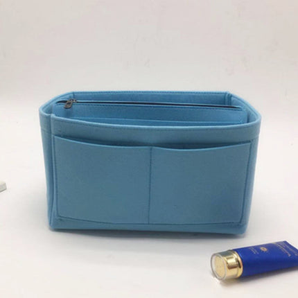 Tote Bag Organizer Insert with Structured Compartments, 4 Sizes S to XL, 10 Colors, Soft Purse Divider for Handbags and Shoulder Bags