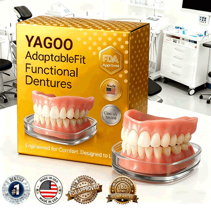Full Dentures, Upper and Lower Flexible Dentures, DIY Dentures Custom Fit, Fake Teeth Replacement, False Teeth