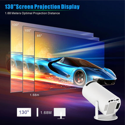 Mini Projector for Home Theater and Outdoor Movies, Portable Full HD Video Projector with Built In Speakers, US EU AU UK Plug