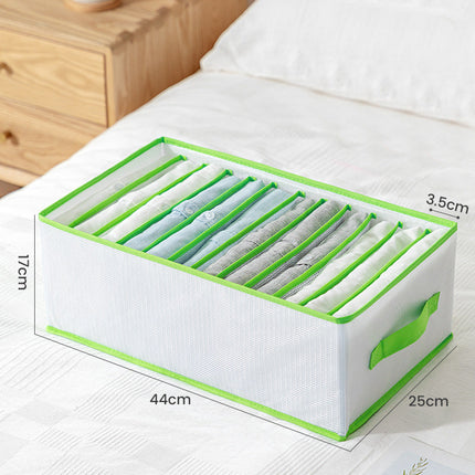 Foldable Clothes Storage Organizer for Drawers, 5 Sizes from 36 x 17 x 12 cm to 44 x 28 x 22 cm for Closet and Wardrobe