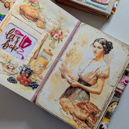 Handmade Recipe Journal, Cute Notebook for Recipes and Cooking – image 6