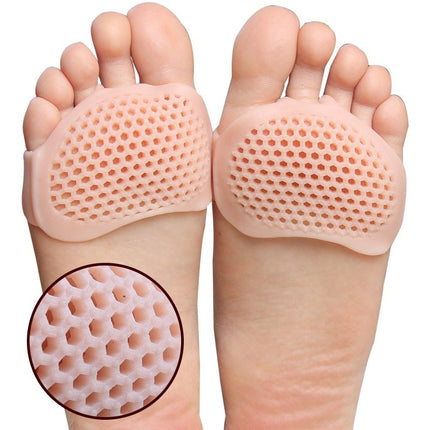 Gel Toe Cushion Pads, Soft Forefoot Cushions for Ball of Foot Comfort, Slim Inserts for Sneakers and Heels