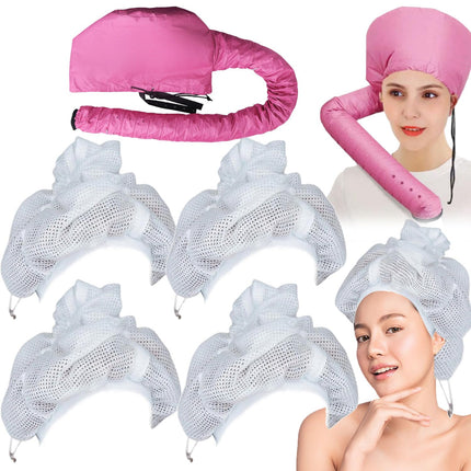 Hair Bonnet for Curls, Reusable Mesh Hair Cap for Air Drying Curls – image 6