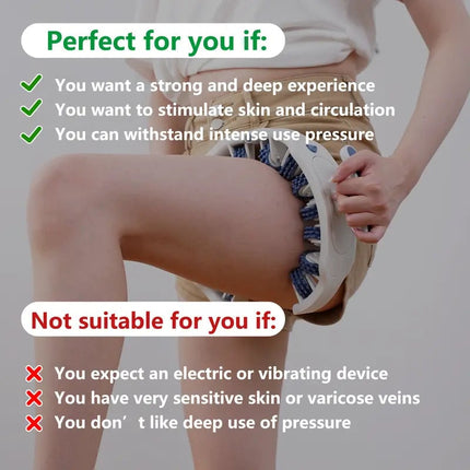Deep Tissue Massager, Leg Massager Roller