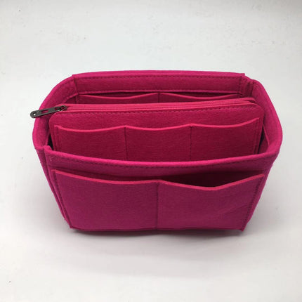 Tote Bag Organizer Insert with Structured Compartments, 4 Sizes S to XL, 10 Colors, Soft Purse Divider for Handbags and Shoulder Bags
