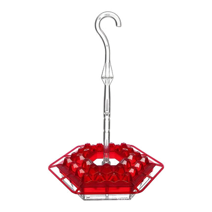 Hummingbird Feeder with 30 Feeding Ports & Easy Fill Design | Outdoor Hanging Station for 12 oz Nectar Capacity