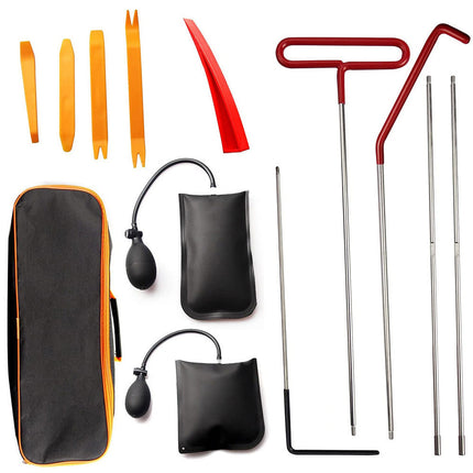 Emergency Car Lockout Tool Kit with Long Reach Rod and Pry Tool for Drivers Locked Out of Their Own Vehicle