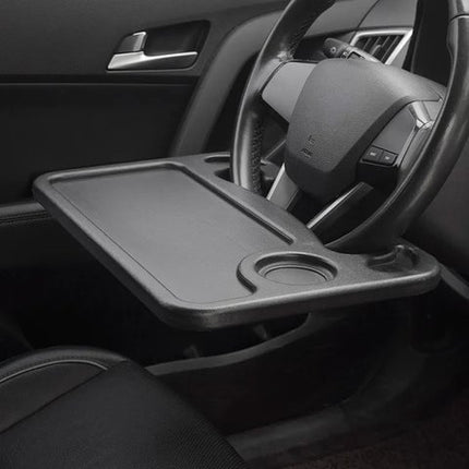 Car Steering Wheel Table, Steering Wheel Tray for Eating and Working, Car Desk, Road Trip Essentials and Car Accessories