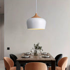 Kitchen Island Pendant Light, Scandinavian Design Hanging Light with Wood Grain, Modern Dining Room Lighting Fixture_06