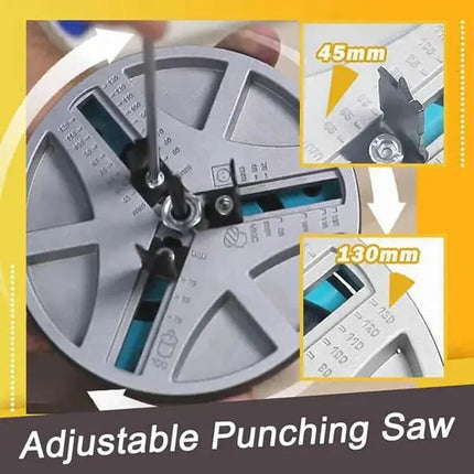 Adjustable Hole Saw Kit for Drill, Drywall Hole Cutter and Circle Cutter for Plasterboard – image 4