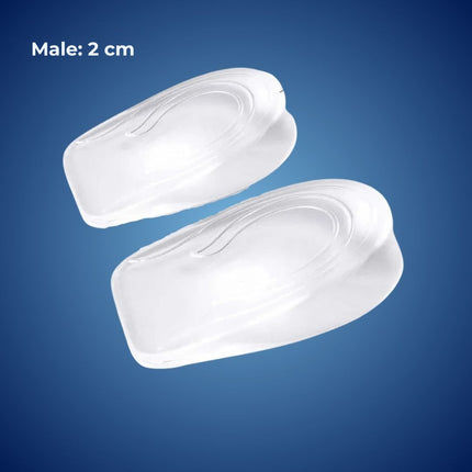 Gel Heel Lift Inserts for Men and Women, Shoe Lifts with Shock Absorbing Heel Cushion – image 9