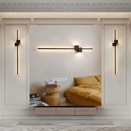 Modern LED Wall Light with Integrated Warm White Illumination | Energy-Efficient Design for Stylish Home Décor