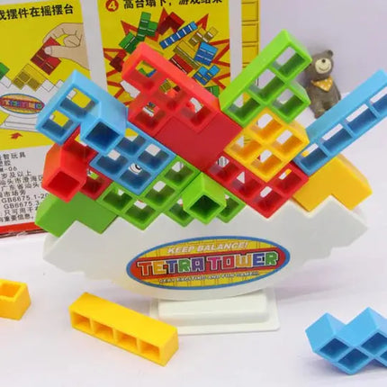Tower Stacking Game with Magnetic Building Blocks, Magnetic Blocks Balance Toy for Two Players – image 10