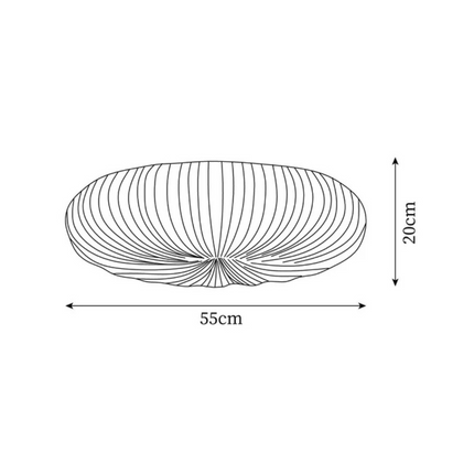 Modern Ceiling Light with Energy-Efficient LED | Soft Ambient Lighting for Minimalist Home Decor