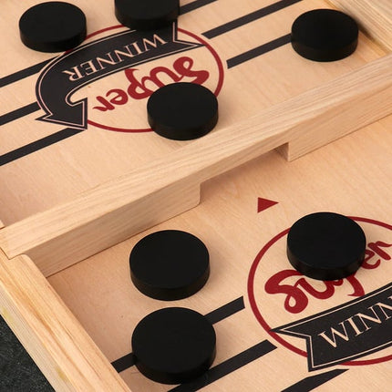 2 Player Games, Wooden Hockey Game for Kids and Family Game Night – image 4