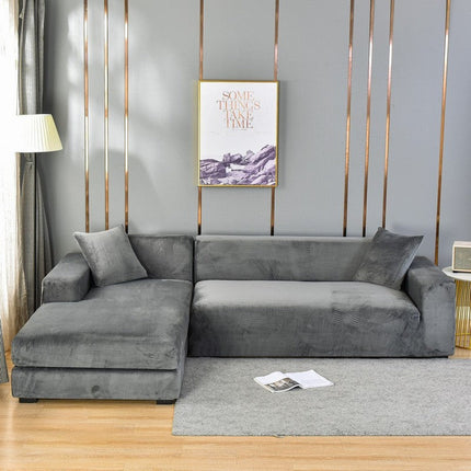 Stretchable Sofa Cover with Anti-Slip Design | Easy Fit for Furniture Protection