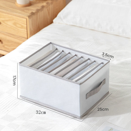 Foldable Clothes Storage Organizer for Drawers, 5 Sizes from 36 x 17 x 12 cm to 44 x 28 x 22 cm for Closet and Wardrobe