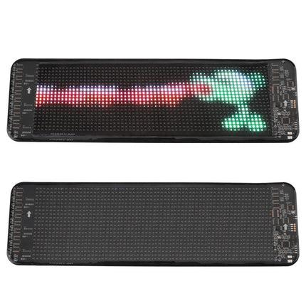 LED Car Sign for Rear Window, Bluetooth Programmable Message Display with Custom Text from Your Phone