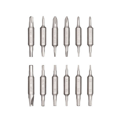 Magnetic Screwdriver Set 24-in-1 with Interchangeable Bits, Pocket-Size Repair Kit for Phones, Computers and Clocks