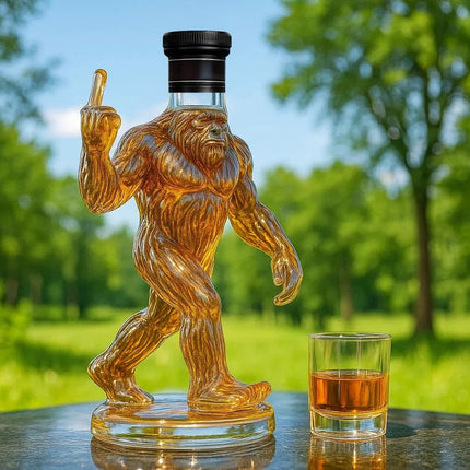 Whiskey Decanter, Funny Bigfoot Whiskey Bottle