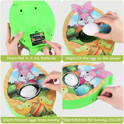 Egg Spinner for Kids, Easter Egg Decorating Kit with Markers – image 11