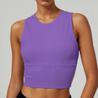 Crop Tank Top for Women, Sleeveless Crop Top with High Stretch, Exercise Tank Top for Gym, Womens Activewear_00