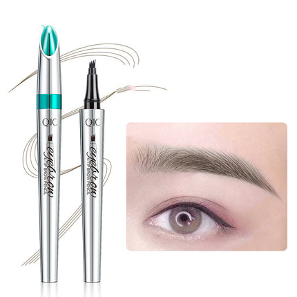 Microblading Eyebrow Pencil, Fine Tip Brow Pen for Natural Defined Brows, Up to 36 Hour Wear, 5 Natural Shades