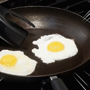 2-in-1 Silicone Spatula and Tongs, Heat-Resistant Kitchen Turner for Flipping Fish, Fried Eggs and French Toast
