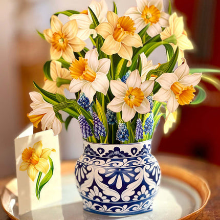 3D Pop-Up Flower Bouquet Greeting Card, 18 Flower Designs, Long-Lasting Keepsake Blooms, Gift for Birthdays and All Occasions