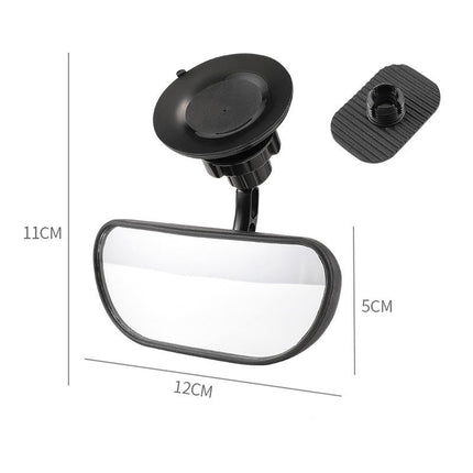 Car Blind Spot Mirror, Wide Angle Rear View Mirror for Car Interior, Convex Car Mirror with Suction Cup