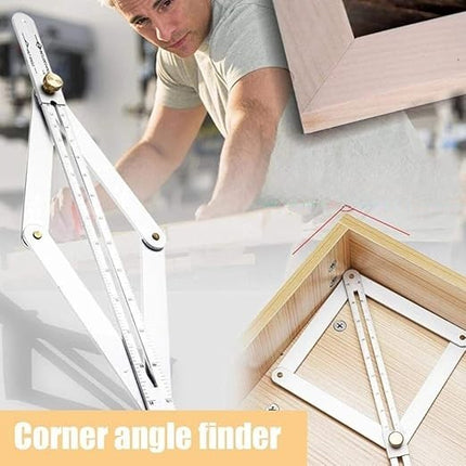 Corner Angle Finder Tool, Slim Angle Measuring Gauge for Tight Corners, Trim, Tile and Home Projects
