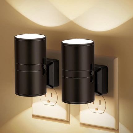 LED Night Light with Dusk-to-Dawn Sensor & Adjustable Brightness | Compact Plug-in Lamp for Energy-Efficient Illumination