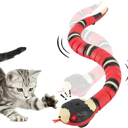 Interactive Smart Sensing Snake Pet Toy | Engaging, Realistic Play for Cats and Dogs