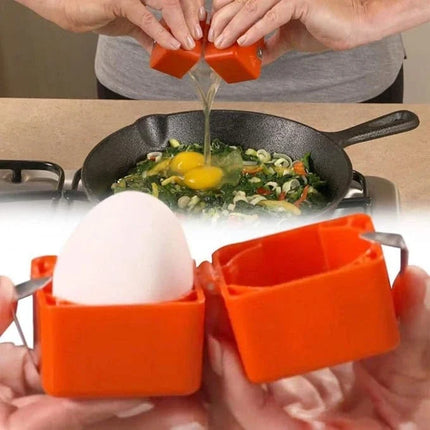 Egg Shell Opener and Cracker Tool for Clean One Motion Cracks, Boiled Egg Topper for Kitchen Prep