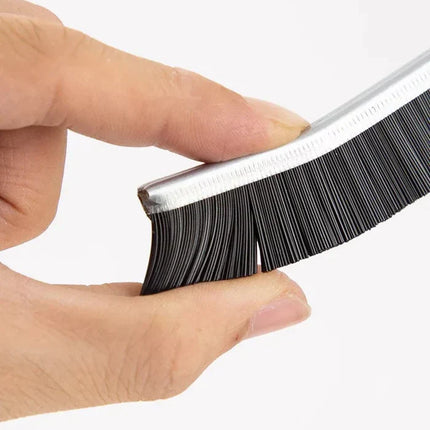 Crevice Cleaning Brush, Narrow Bristle Brush for Window Tracks, Sliding Doors and Keyboards, Home and Car Use