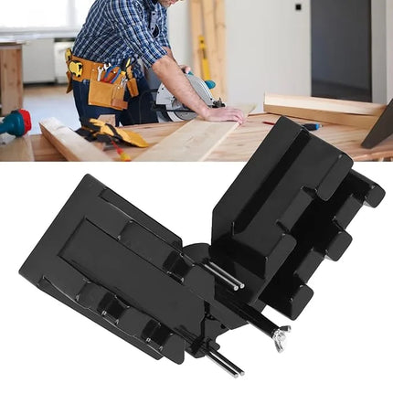 Mitre Measuring Cutting Tool, 2-in-1 Angle Finder and Saw Guide, 90 to 180 Degree Range with Locking Gears for DIY Jobs