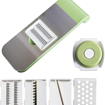 Vegetable Grater Tool with Safety Hand Guard | Stainless Steel for Effortless Slicing