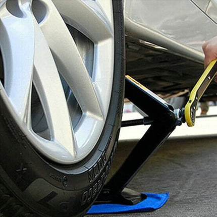 Car Jack Ratchet Wrench for Tire Changes, Cross or Hexagonal Head, Labour Saving Crank for Roadside Emergencies